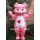 Pink Bear Mascot Costume