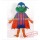Super Frog With Mantle Plush Adult Mascot Costume