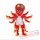 Red Octopus Mascot Costume