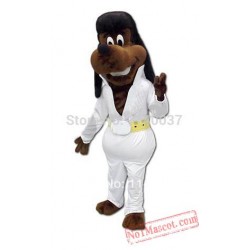 New Halloween Costume White Coat Dark Brown Dog