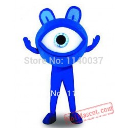 Blue Eye Mascot Costume