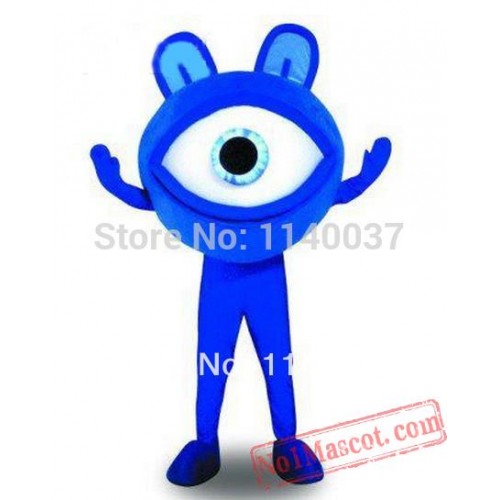 Blue Eye Mascot Costume