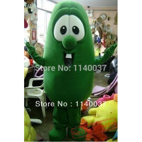 Cucumber Vegetable Mascot Adult Cartoon Character Costume