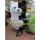 Black White Bear Mascot Costume