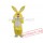 Yellow Easter Bunny Holiday Rabbit Mascot Costume