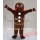 Winter Christmas Holiday Gingerbread Man Mascot Costume