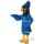 Long Hair Blue Jay Mascot Costume