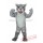 Light Grey Wildcat Cub Mascot Costume