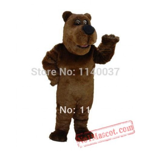 Cartoon Grizzly Mascot Costume