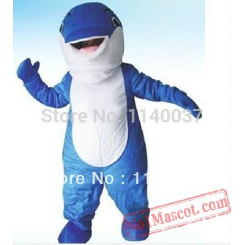 Blue Whale Adult Size Mascot Costume