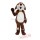 Best Buddy White & Brown Dog Dogwood Mascot Costume