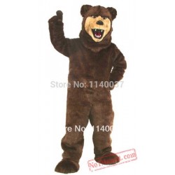 Big Black Bear Plush Mascot Costume