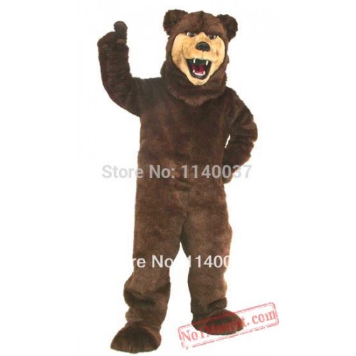 Big Black Bear Plush Mascot Costume