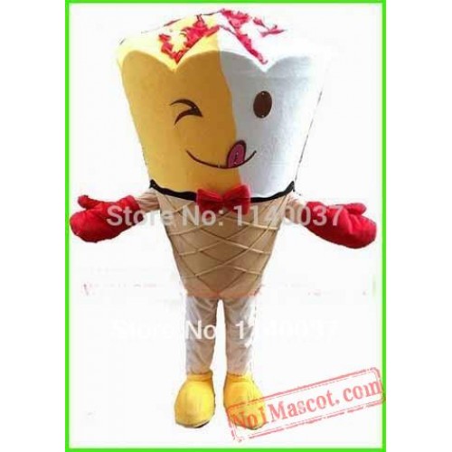 Sundae Icecream Ice-Cream Mascot Costume