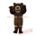 Fierce Brown Grizzly Mascot Costume