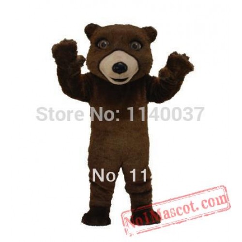 Best Quality Friendly Grizzly Mascot Costume