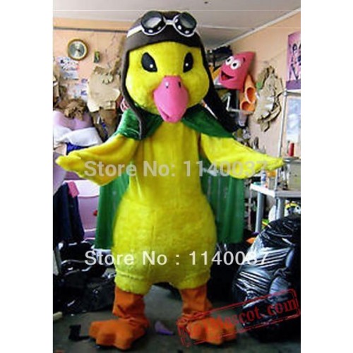 Duck Pilot Mascot Costume