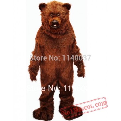 Big Grizzly Bear Mascot Costume