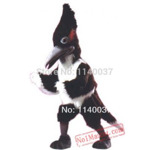 Professional Long Hair Roadrunner Mascot Costume