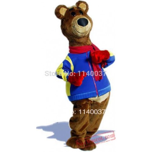 Brisky Bear Mascot Costume