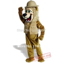 Hat Lion Mascot Costume