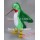 Green Hummingbird Hummer Mascot Costume