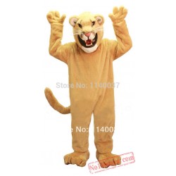 Golden Cougar Mascot Costume