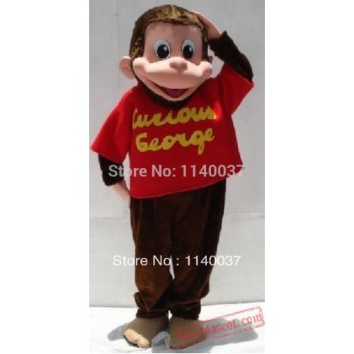 George Monkey Mascot Costume