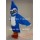 Long Hair Plush Material Fierce Blue Jay Mascot Costume