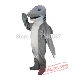 Grey Sharky Shark Mascot Costume