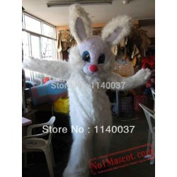 Long Hair Rabbit Easter Bunny Mascot Costume