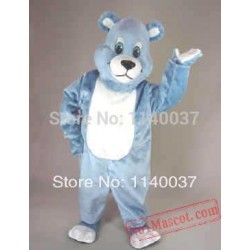 Light Blue Bear Mascot Costume
