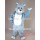 Light Blue Bear Mascot Costume