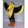 Long Hair Plush Material Yellow & Black Toucan Mascot Costume