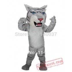 Professional Grey Wildcat Mascot