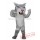 Professional Grey Wildcat Mascot