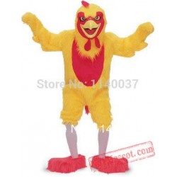 Big Yellow Chicken Mascot Costume