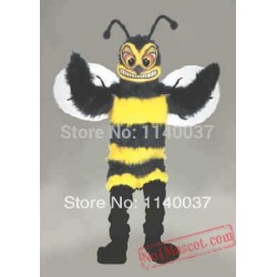 Long Hair Fierce Hornet Plush Mascot Costume