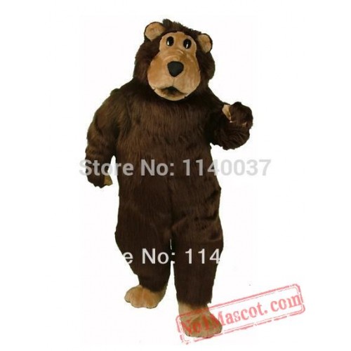 Brown Fur Boris Bear Mascot Costume