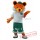 Orange Fox Mascot Costume