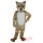 Plush Bobcat Cub Mascot Costume