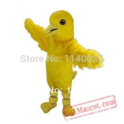 Long Hair Canary Mascot Costume