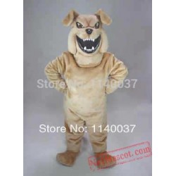 Fierce Bark Brown Bully Dog Mascot Costume