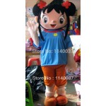 Girl Mascot Cartoon Costume