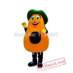 Avocado Mascot Cartoon Costume