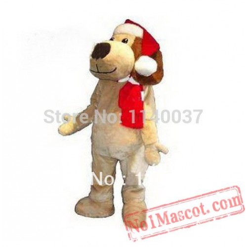 Christmas Puppy Dog Mascot Costume