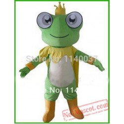 Frog Prince Frog King Mascot Costume