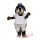 Cool White Coate St. Bernard Dog Mascot Costume