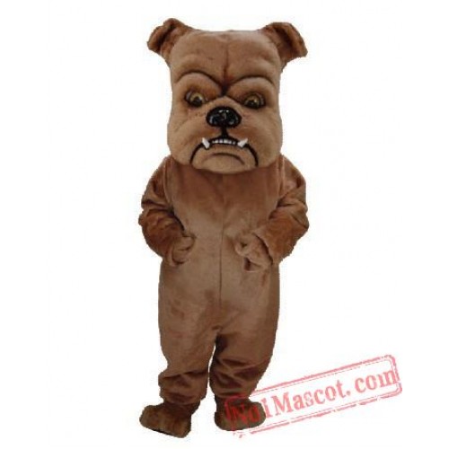 Best_Price Brown Bulldog Mascot Costume