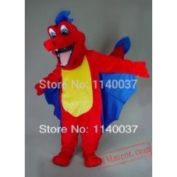 Mascot Red Dragon Mascot Costume